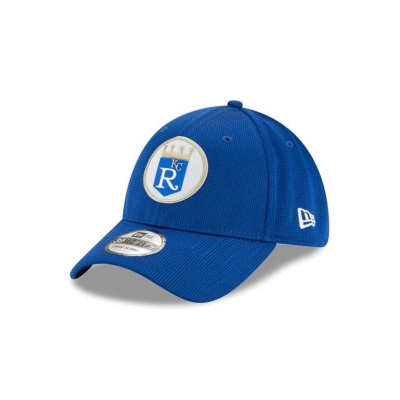 Kansas City Royals Gorra | New Era MLB Clubhouse Collection 39thirty Stretch Fit Cap Mexico - Azules